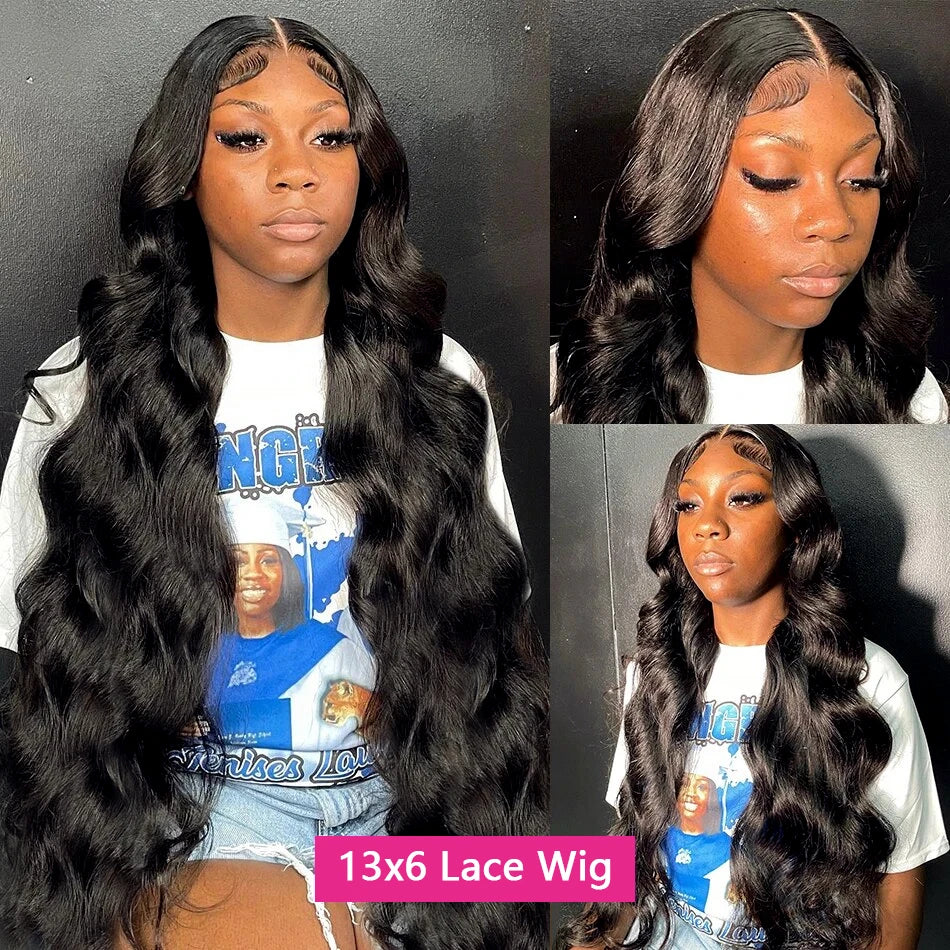 Body Wave 30 Inch 13x6 Hd Lace Front Human Hair Wig 13x4 Brazilian Pre Plucked Lace Frontal Wig 360 -180 Density and 200 Density Available