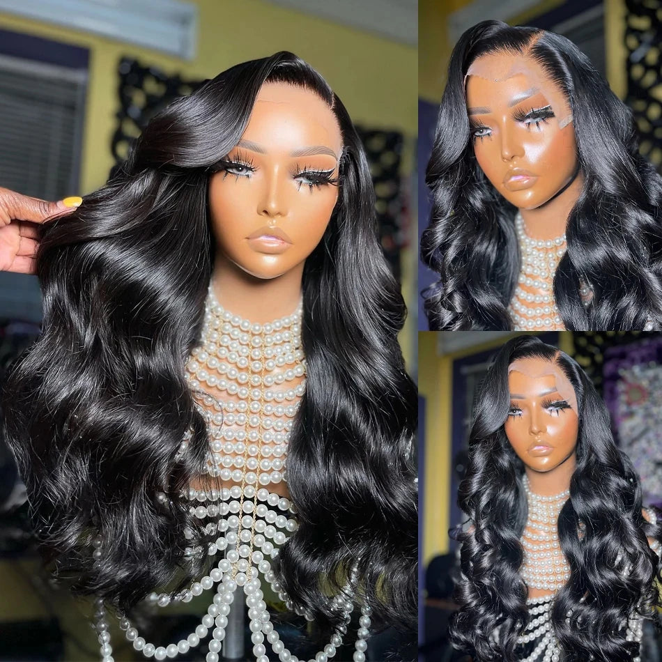 Body Wave 30 Inch 13x6 Hd Lace Front Human Hair Wig 13x4 Brazilian Pre Plucked Lace Frontal Wig 360 -180 Density and 200 Density Available